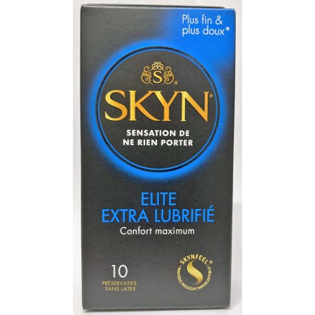 Manix - Préservatif SKYN ELITE Extra Lubrifié Confort maximum (10)