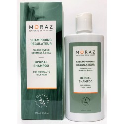 Moraz - Shampoing Régulateur . Cheveux normaux à gras (250 ml)