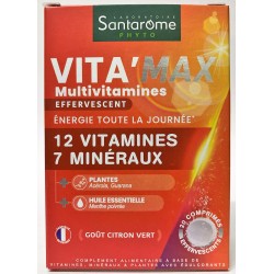 Santarome - VITA'MAX Multivitamines effervescent (20 comprimés)