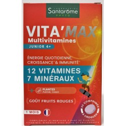 Santarôme - VITA'MAX Multivitamines Junior 4+ (30 comprimés)