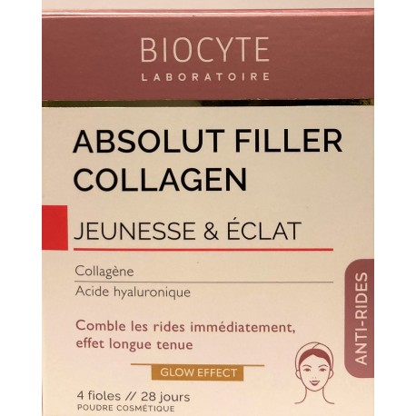 Biocyte - ABSOLUT FILLER COLLAGEN . Jeunesse & Eclat (4 fioles)
