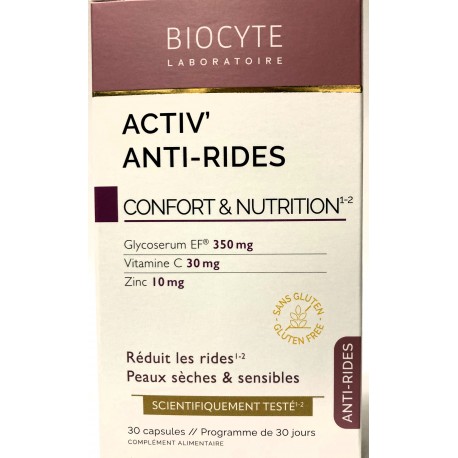 Biocyte - Activ'Anti-rides Confort & Nutrition (30 capsules)