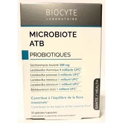Biocyte - Microbiote ATB . Probiotiques (10 gélules)