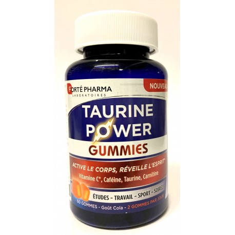 Forté Pharma - Taurine Power . Active le corps, réveille l'esprit (60 gommes)