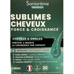 Santarome - Sublimes Cheveux . Force & Croissance. Cheveux & Ongles (30 comprimés)