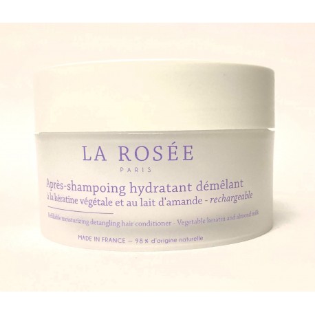 La Rosée - Après-shampooing hydratant démêlant à la kératine végétale et au lait d'amande (200 ml)