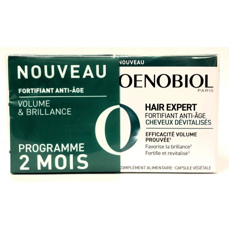 Oenobiol - Hair Expert Fortifiant anti-âge Volume & Brillance (2x30 capsules)