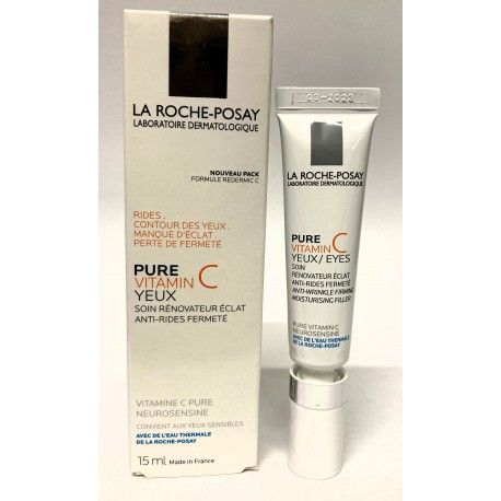 La Roche-Posay - Pure Vitamine C Yeux Soin rénovateur éclat . Anti-rides fermeté (15 ml)