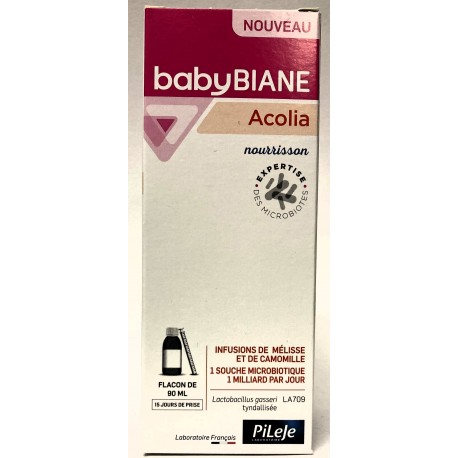 Pileje - babyBiane Acolia Nourrisson (flacon 90 ml)