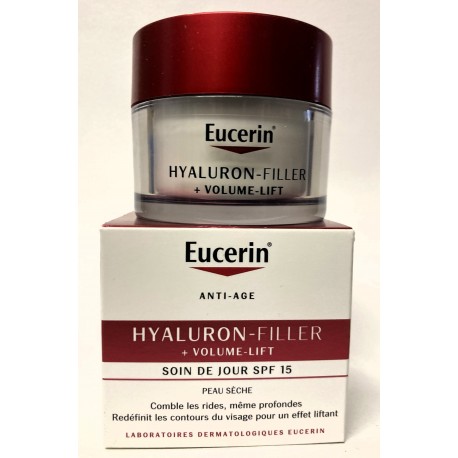Eucerin - Hyaluron-Filler + Volume-Lift . Soin de jour SPF 15 (50 ml)