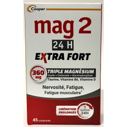 Forté Pharma - Mag2 24H EXTRA FORT (45 comprimés)