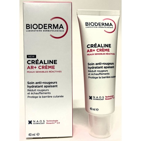 Bioderma - Créaline AR+ Crème . Soin anti-rougeurs hydratant (40 ml)