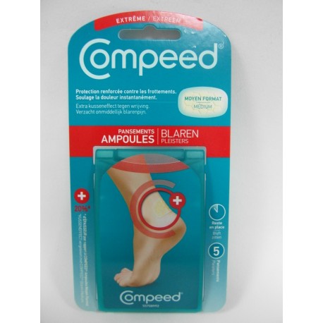 Compeed - Pansements Ampoules "extrême" Moyen Format (5)