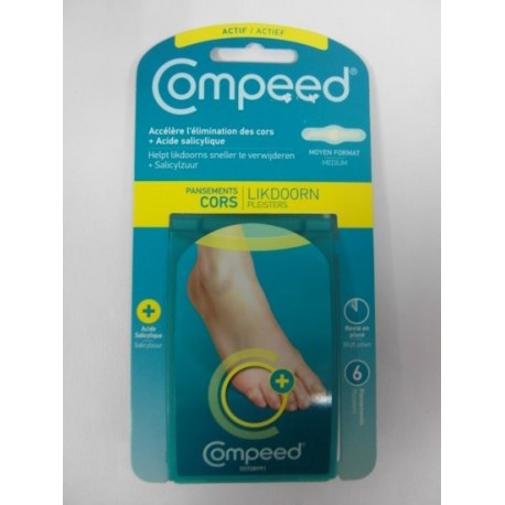 Compeed - Pansements Cors "Actif" Moyen Format (6)