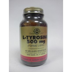 SOLGAR L-Tyrosine (Forme libre) 500 mg
