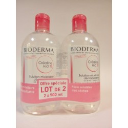 Bioderma - Créaline H2O TS Solution Micellaire démaquillante (2 x 500 ml)
