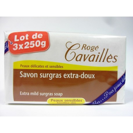 Rogé Cavaillès - Savon surgras extra doux ( Lot de 3x250g)