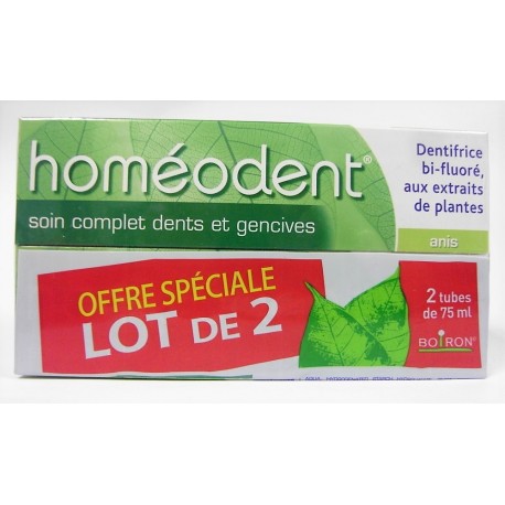 Homéodent - Soin complet dents et gencives (2x75 ml)
