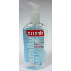 assanis - Gel antibactérien sans rinçage (250 ml)