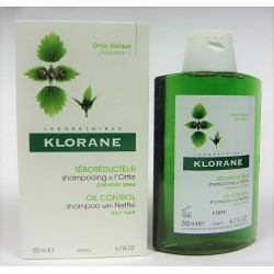 Klorane - Shampooing à l'ortie Séborégulateur Cheveux gras (200 ml)