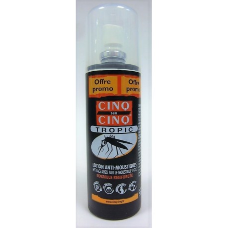 Promo Cinq Sur Cinq Lotion Anti-moustiques Famille chez Auchan