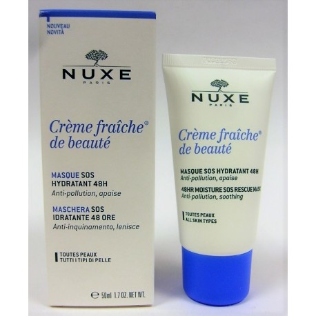 Nuxe - Crème fraîche de beauté Masque SOS Hydratant 48H Anti pollution, apaise