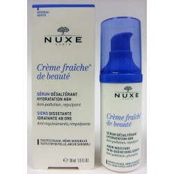 Nuxe - Crème Fraîche de Beauté Sérum Désaltérant Hydratation 48H Anti-pollution, repulpant (30 ml)