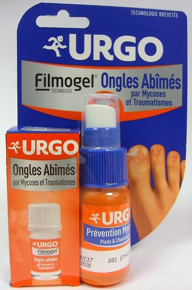 Urgo - filmogel ongles abîmés par mycoses et traumatismes , trousse  premiers soins