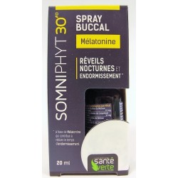 Somniphyt 30 - Réveils nocturnes et endormissement Mélatonine (Spray buccal)