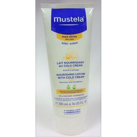 Mustela - Lait nourrissant au Cold Cream (200 ml)