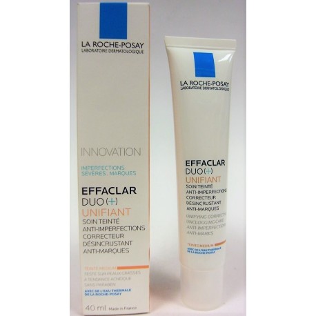 La Roche-Posay - EFFACLAR DUO (+) UNIFIANT Soin teinté anti-imperfections Teinte medium (40 ml)