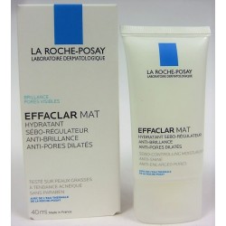 La Roche-Posay - EFFACLAR MAT Hydratant Sébo-régulateur Anti-brillance Anti-pores dilatés (40 ml)