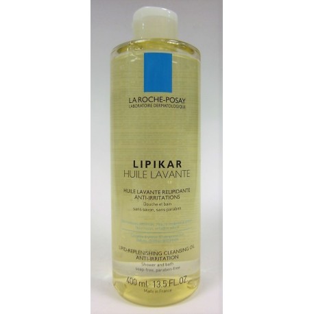 La Roche-Posay - LIPIKAR Huile lavante Relipidante Anti-irritations (400 ml) 