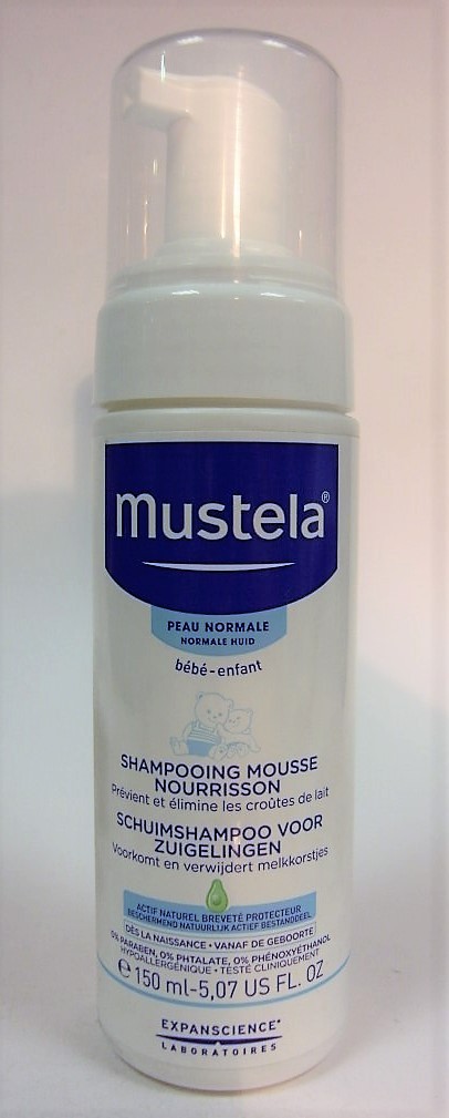 Mustela Shampooing Mousse Nourrisson 150 Ml
