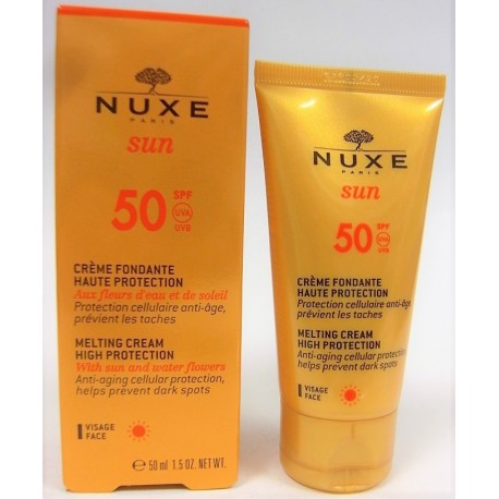 Nuxe Sun - Crème fondante Visage SPF 50
