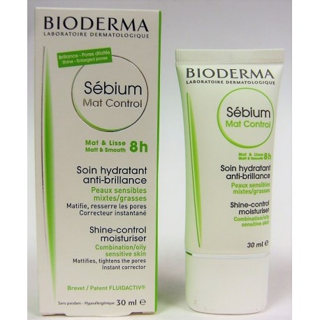 Bioderma - Sébium Mat Control Soin hydratant anti-brillance (30 ml)