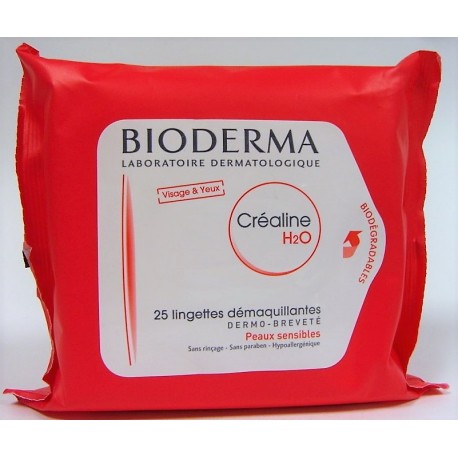 BIoderma - Créaline H2O Lingettes Démaquillantes (25)