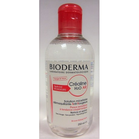 Bioderma - Créaline H2O AR Solution micellaire démaquillante Anti-rougeurs (250 ml)
