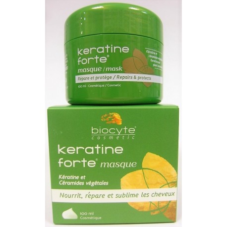 Biocyte - Keratine forte Masque Nourrit, répare et sublime les cheveux