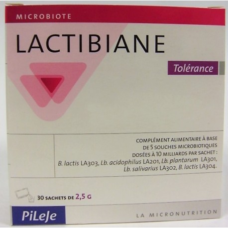 Pileje - Lactibiane Probiotiques . Tolérance (30 sachets)