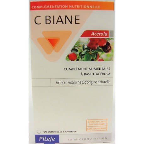 Pileje - C Biane Acerola (60 comprimés)