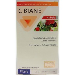Pileje - C Biane Acerola (20 comprimés)