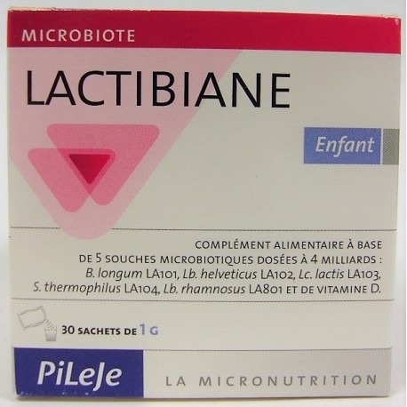 Pileje - Lactibiane Probiotiques . Enfant (30 sachets)