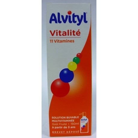 Alvityl - Comprimés Vitalité - 12 vitamines et 8 minéraux - Dès 6 ans -  Formate éco 90 comprimés