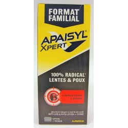 Apaisyl Xpert - 100% Radical Lentes & Poux (format familial)