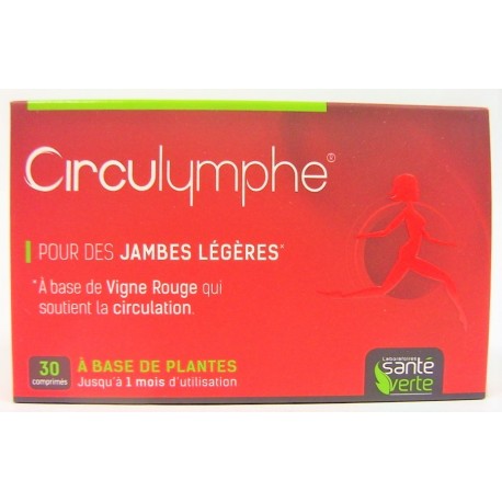 Santé verte - Circulymphe Pour des jambes légères (comprimés)