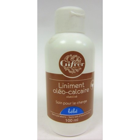 Gifrer - Liniment oléo-calcaire . Soin pour le change (100 ml)