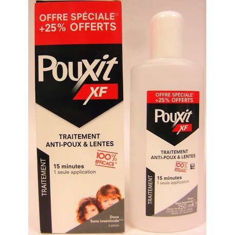 Pouxit XF - Traitement Anti-poux & Lentes 15 minutes 1 seule application Pouxit XF - Traitement Anti-poux & Lentes 15 minutes 1 seule application