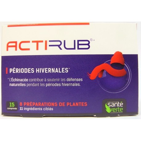 Santé Verte - Actirub (15 comprimés)