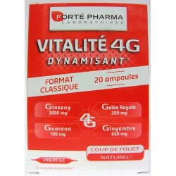 Forté Pharma - VITALITE 4 G Dynamisant (20 ampoules)